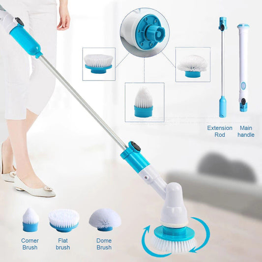 Extendable Cordless Scrubber for Kitchen & Bathroom